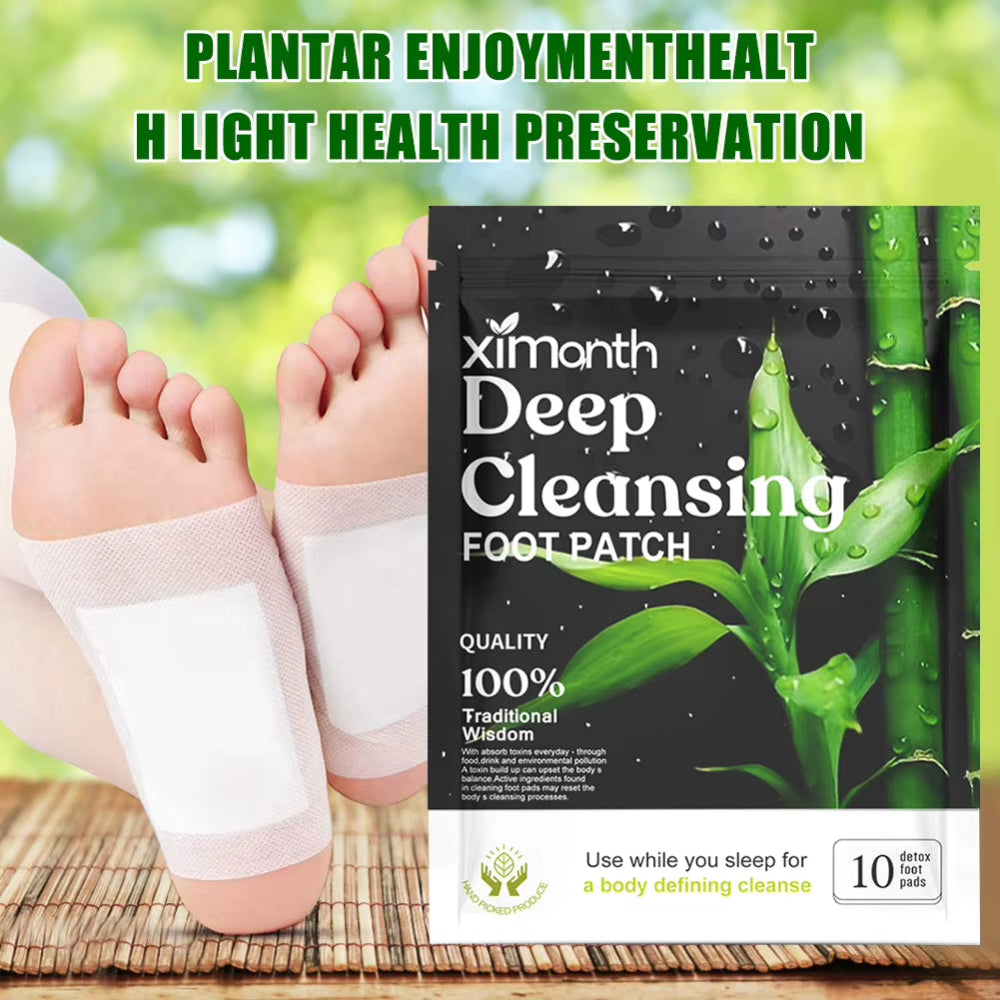 Natural Detox Foot Patches 10-50Pcs/Bag Stress Relief Feet Deep Sleep Herbal Detox Sticker Relieve Stress for Foot Care Tools
