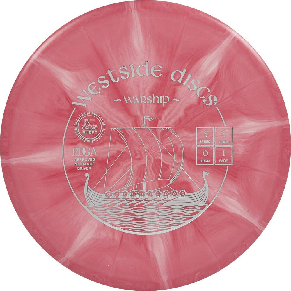 Westside Discs Origio Burst 5 Disc Golf Starter Set, Men, Women, and Kids, Beginners Frisbee Golf Set, Putter, Midrange, Fairway Driver, Maximum Distance Drivers, plus Mini Marker, Colors Will Vary