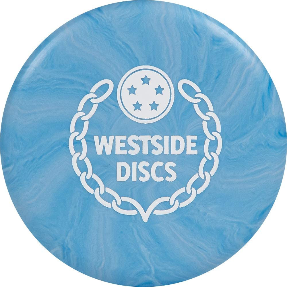 Westside Discs Origio Burst 5 Disc Golf Starter Set, Men, Women, and Kids, Beginners Frisbee Golf Set, Putter, Midrange, Fairway Driver, Maximum Distance Drivers, plus Mini Marker, Colors Will Vary