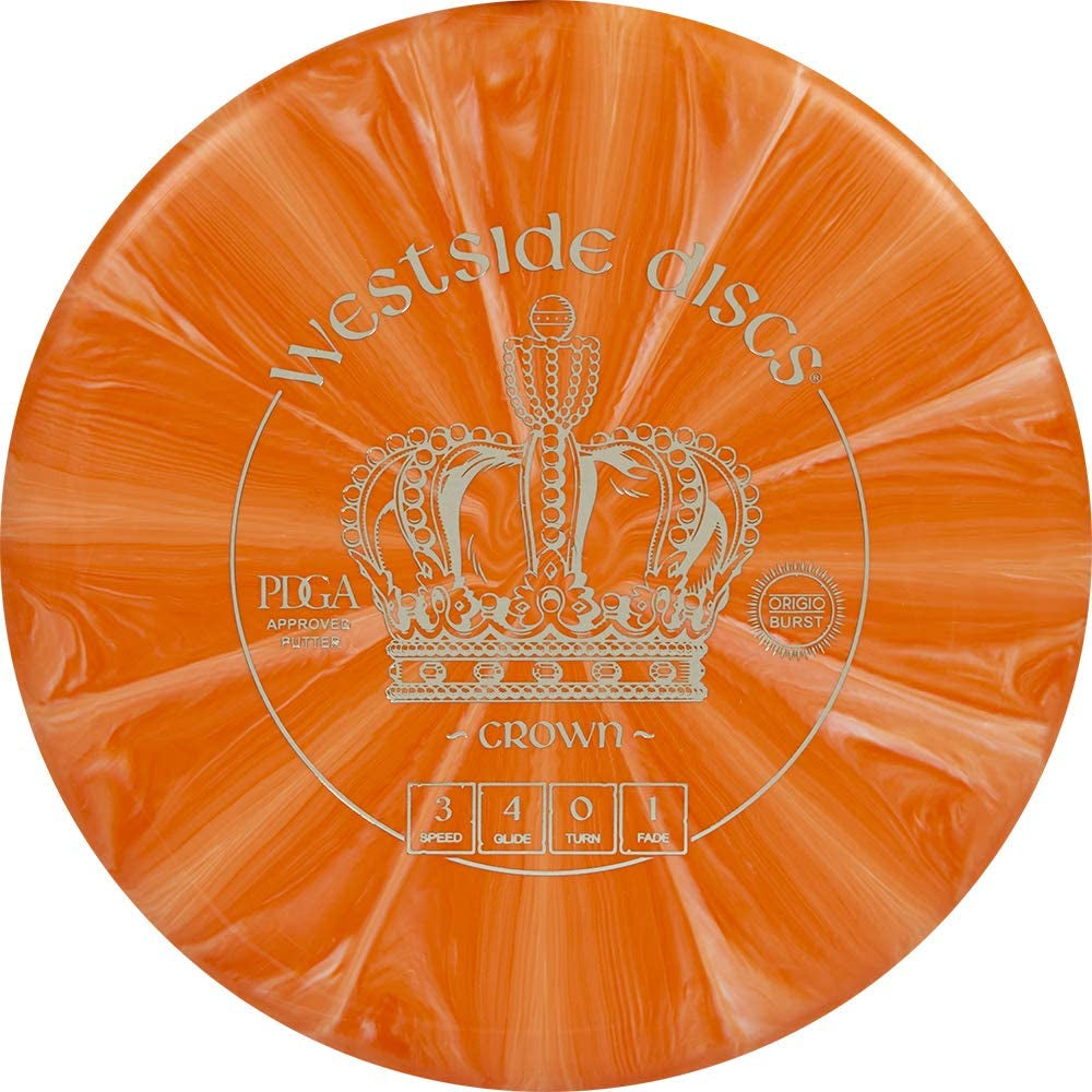 Westside Discs Origio Burst 5 Disc Golf Starter Set, Men, Women, and Kids, Beginners Frisbee Golf Set, Putter, Midrange, Fairway Driver, Maximum Distance Drivers, plus Mini Marker, Colors Will Vary